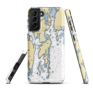 South Bristol Fisherman's Co-Op (New Harbor, ME) NOAA Chart Samsung Phone Case