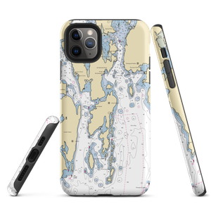 Gamage Shipyard (New Harbor, ME) NOAA Chart  Tough iPhone Case