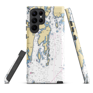 Brown's Wharf Restaurant Motel & Marina (East Boothbay, ME) NOAA Chart Samsung Phone Case