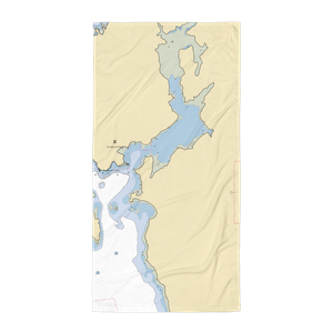 Pemaquid Marine (Pemaquid, ME) NOAA Chart Towel