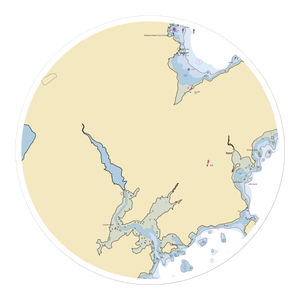 Thomaston Town Landing (Warren, ME) NOAA Chart Sticker