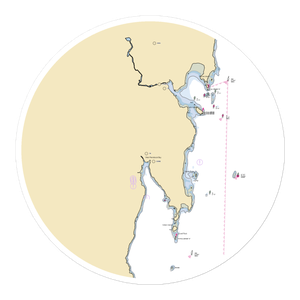 Rockport Boat Club (West Rockport, ME) NOAA Chart Sticker