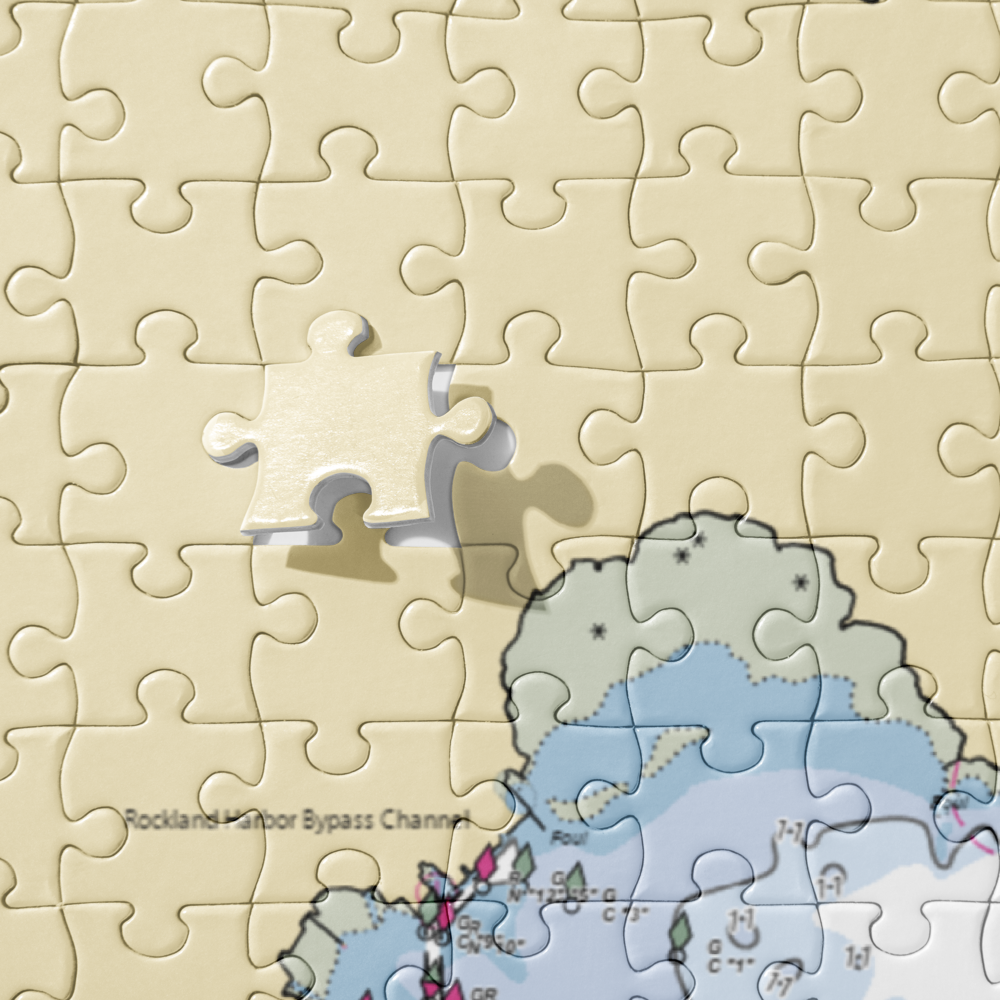Shaw's Yacht Service (Glen Cove, ME) NOAA Chart Jigsaw Puzzle 