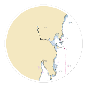 Willey Wharf Camden Town Docks (West Rockport, ME) NOAA Chart Sticker