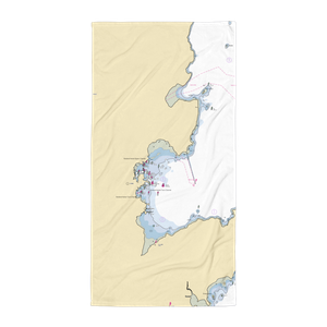 North End Shipyard, Inc. (Glen Cove, ME) NOAA Chart Towel