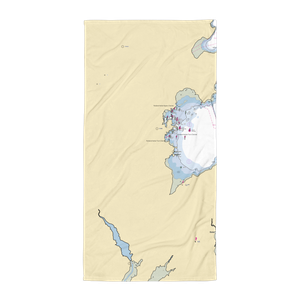 Rockland Harbor Park (South Thomaston, ME) NOAA Chart Towel