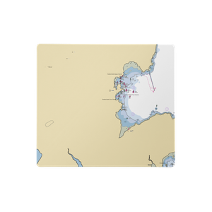 Rockland Yacht Club (Owls Head, ME) NOAA Chart  Gaming Mouse Pad