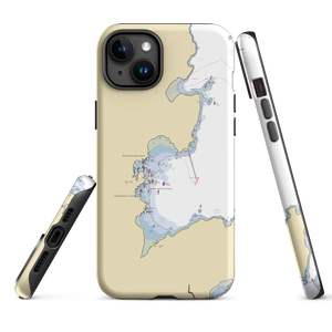 Journey's End Marina (Glen Cove, ME) NOAA Chart  Tough iPhone Case