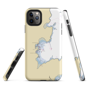 Journey's End Marina (Glen Cove, ME) NOAA Chart  Tough iPhone Case