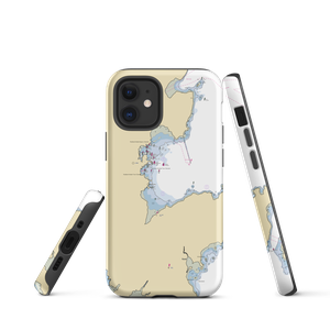 Sharp's Point South, the Old Snow Shipyard (Owls Head, ME) NOAA Chart  Tough iPhone Case