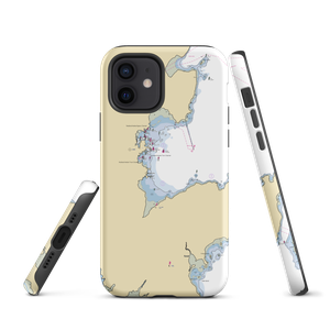 Sharp's Point South, the Old Snow Shipyard (Owls Head, ME) NOAA Chart  Tough iPhone Case