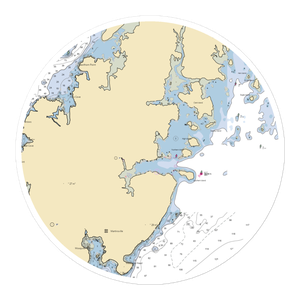 Luke's at Tenants Harbor (Tenants Harbor, ME) NOAA Chart Sticker