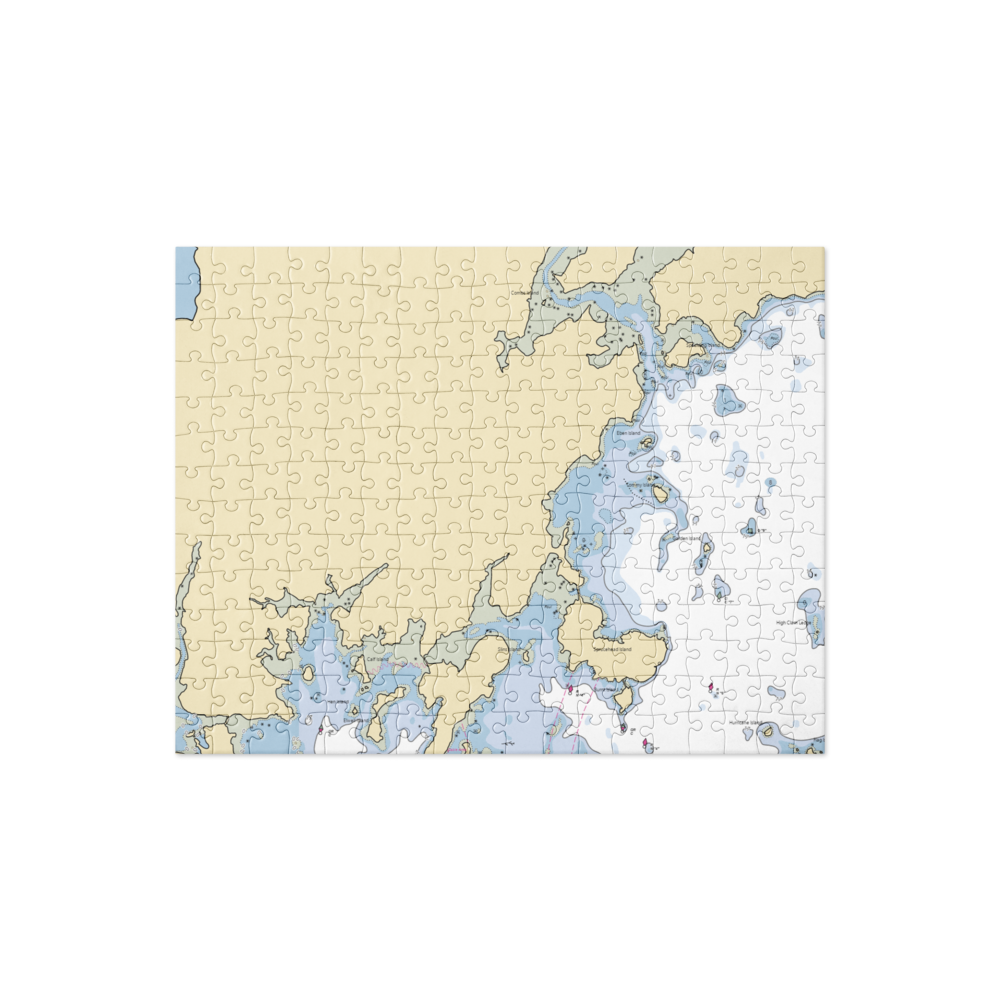 Spruce Head Marine (Spruce Head, ME) NOAA Chart Jigsaw Puzzle 