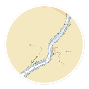 Waterfront Marine (Burlington, ME) NOAA Chart Sticker