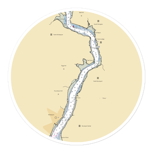 Mid-Coast Marine (Frankfort, ME) NOAA Chart Sticker