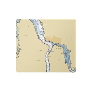 Bucksport Municipal Marina (Bucksport, ME) NOAA Chart  Gaming Mouse Pad