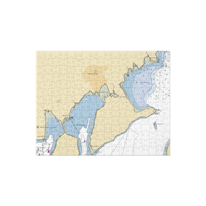 Stockton Harbor Yacht Club (Stockton Springs, ME) NOAA Chart Jigsaw Puzzle