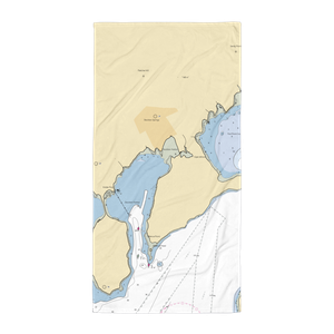 Stockton Harbor Yacht Club (Stockton Springs, ME) NOAA Chart Towel