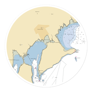 Stockton Harbor Yacht Club (Stockton Springs, ME) NOAA Chart Sticker