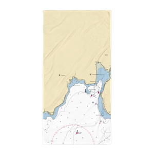 Searsport Public Landing (Searsport, ME) NOAA Chart Towel