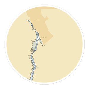 Ellsworth Town Dock (Ellsworth, ME) NOAA Chart Sticker