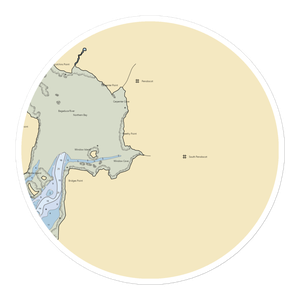 Downeast Yacht Services (Penobscot, ME) NOAA Chart Sticker