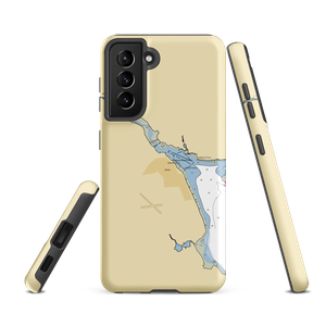 Front Street Shipyard (Belfast, ME) NOAA Chart Samsung Phone Case