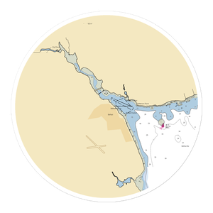 Belfast Marina (Belfast, ME) NOAA Chart Sticker