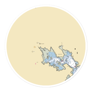 Blue Hill Town Wharf (Orland, ME) NOAA Chart Sticker