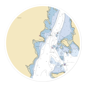 Hancock Marine Service (Sorrento, ME) NOAA Chart Sticker