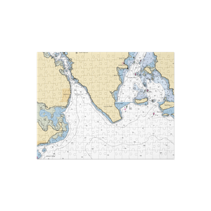 Hancock Point Dock (Sorrento, ME) NOAA Chart Jigsaw Puzzle