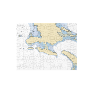 Sorrento Town Dock (Sorrento, ME) NOAA Chart Jigsaw Puzzle