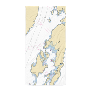 Town Dock at Grindle Point (Islesboro, ME) NOAA Chart Towel