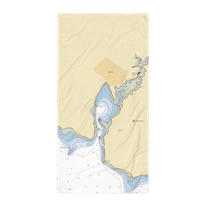 Sedgwick Town Landing (Blue Hill, ME) NOAA Chart Towel