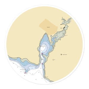 Sedgwick Town Landing (Blue Hill, ME) NOAA Chart Sticker