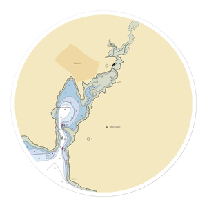 Benjamin River Marine (Blue Hill, ME) NOAA Chart Sticker