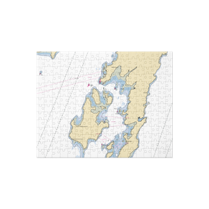 Warren Island State Park (Islesboro, ME) NOAA Chart Jigsaw Puzzle