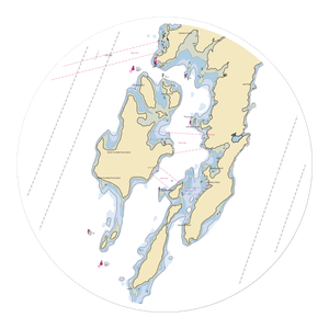 Dark Harbor Boat Yard (Islesboro, ME) NOAA Chart Sticker