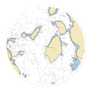 Harborside Hotel & Marina (Salsbury Cove, ME) NOAA Chart Sticker