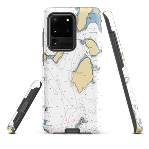 Bar Harbor Municipal Pier (Salsbury Cove, ME) NOAA Chart Samsung Phone Case