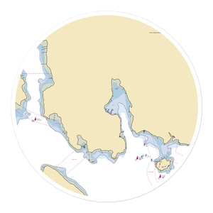 Mt. Desert Harbormaster (Northeast Harbor, ME) NOAA Chart Sticker