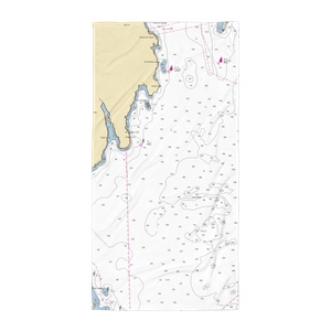 Seal Harbor Yacht Club (Seal Harbor, ME) NOAA Chart Towel