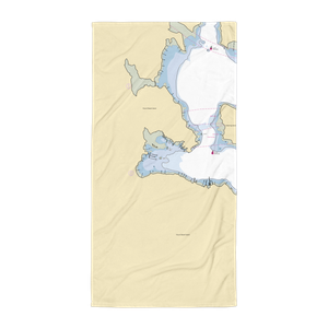 Downeast Diesel Marine (Northeast Harbor, ME) NOAA Chart Towel