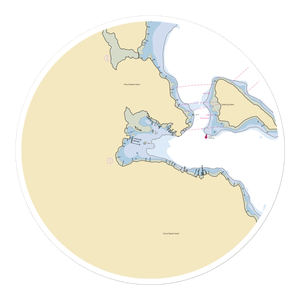 Downeast Diesel Marine (Northeast Harbor, ME) NOAA Chart Sticker