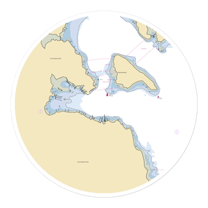 Manset Yacht Service (Northeast Harbor, ME) NOAA Chart Sticker