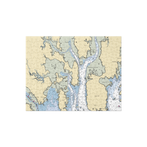 Millbridge Marina (Cherryfield, ME) NOAA Chart Jigsaw Puzzle