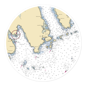 Young Brothers Moorings (Winter Harbor, ME) NOAA Chart Sticker