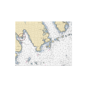 Corea Lobster Co-op (Winter Harbor, ME) NOAA Chart Jigsaw Puzzle