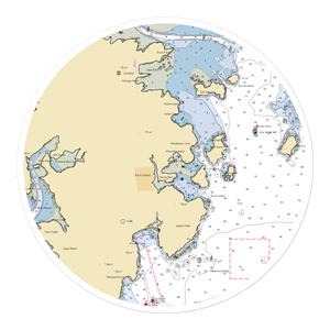 BBS Lobster Company (Machias, ME) NOAA Chart Sticker