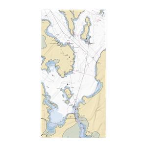 Northeast Marina & Fuel Depot (Lubec, ME) NOAA Chart Towel